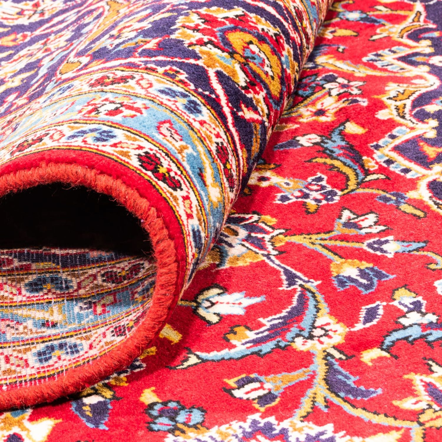 Alfombra persa - Keshan - 380 x 248 cm - rojo