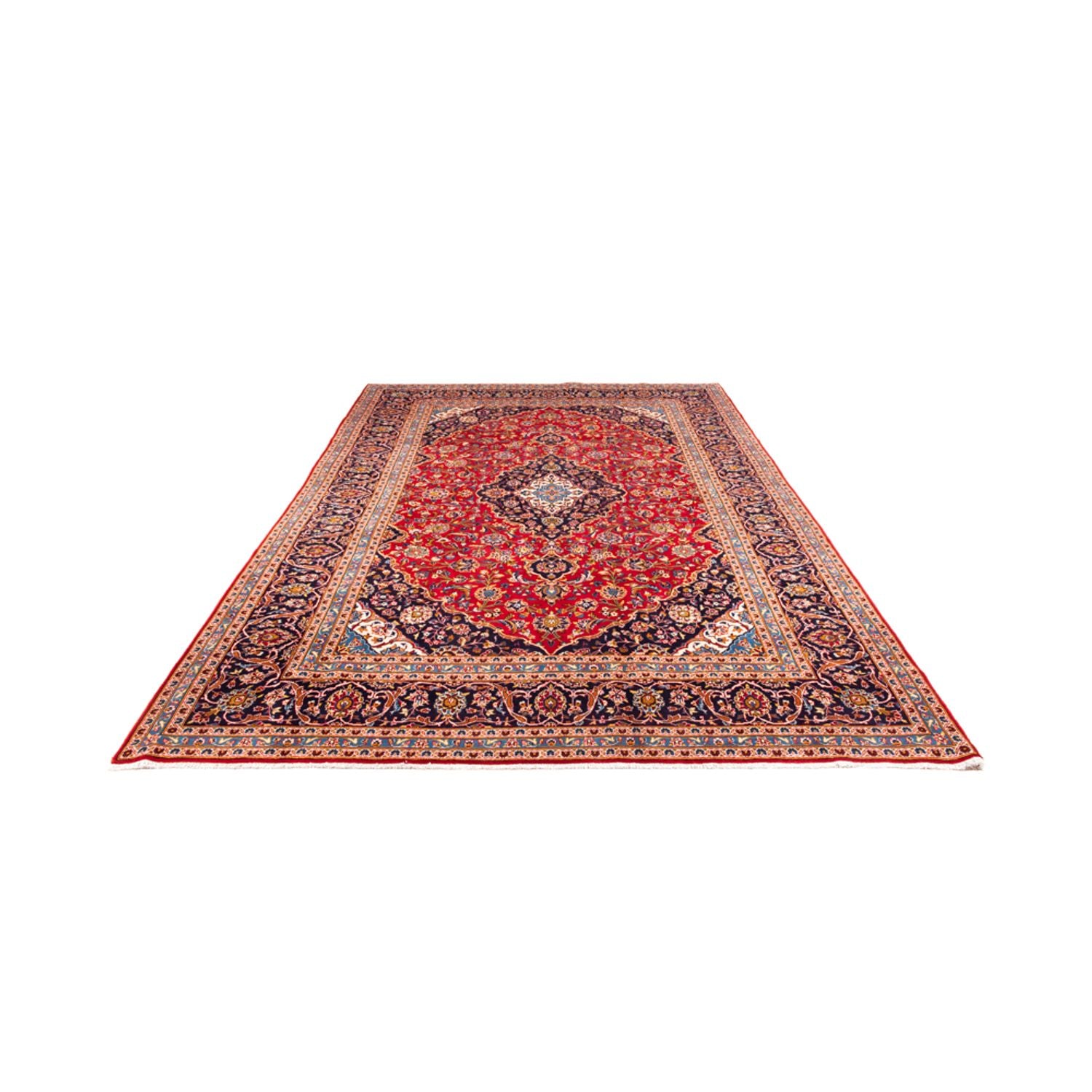 Alfombra persa - Keshan - 380 x 248 cm - rojo
