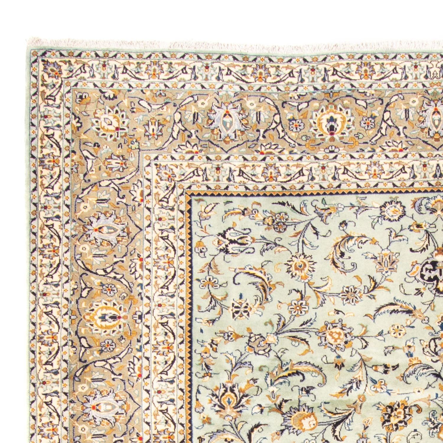 Alfombra persa - Keshan - 356 x 265 cm - beige