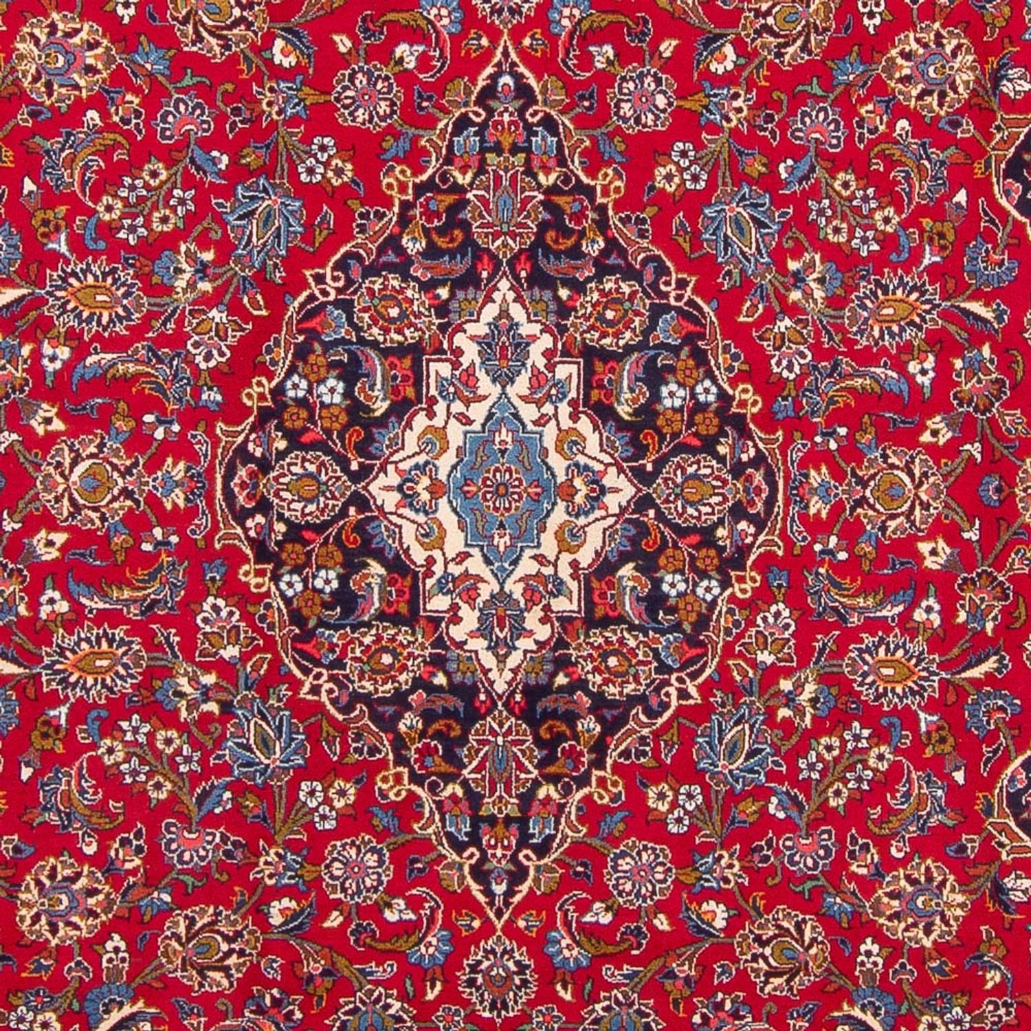 Alfombra persa - Keshan - 378 x 250 cm - rojo