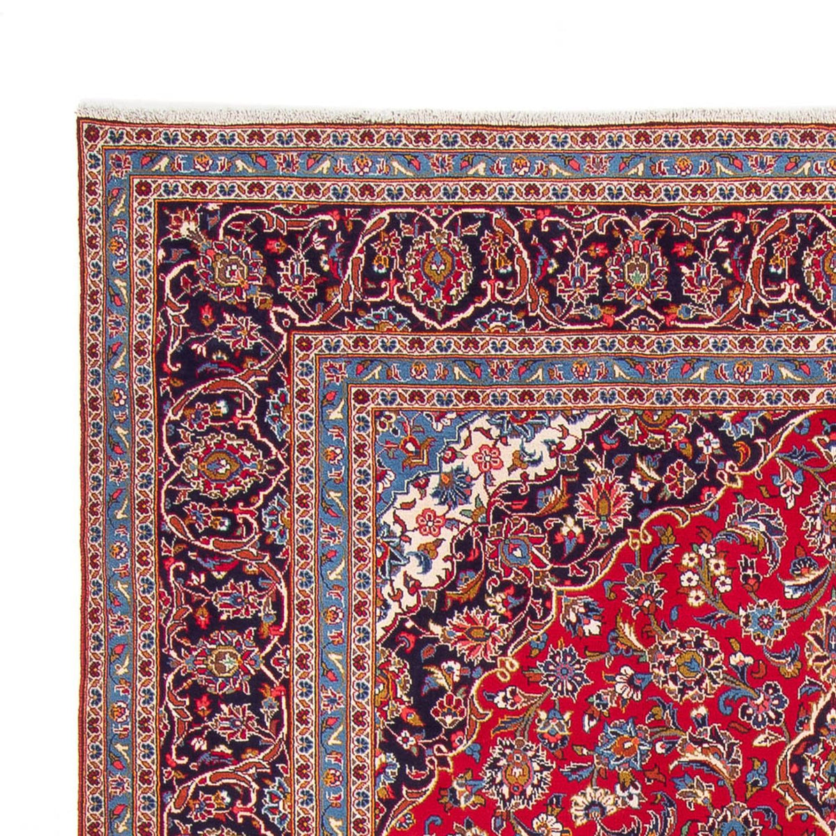 Kashan Alfombra 250x378cm - Alfombra persa - rojo