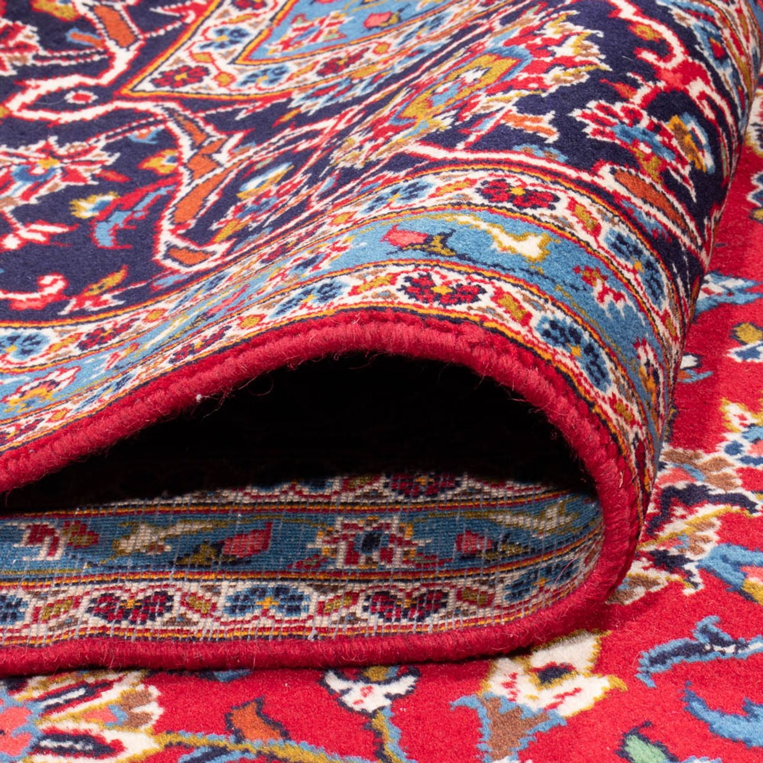 Alfombra persa - Keshan - 378 x 250 cm - rojo