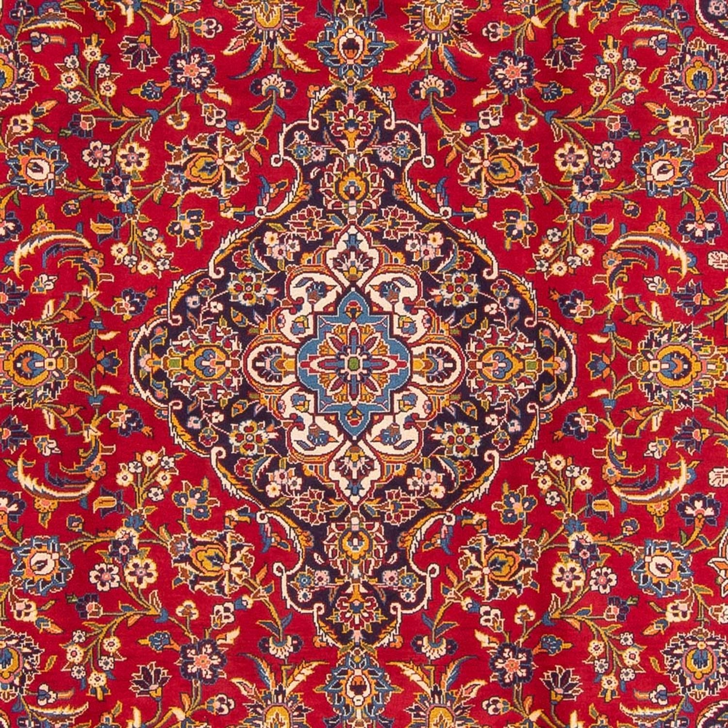Alfombra persa - Keshan - 365 x 260 cm - rojo