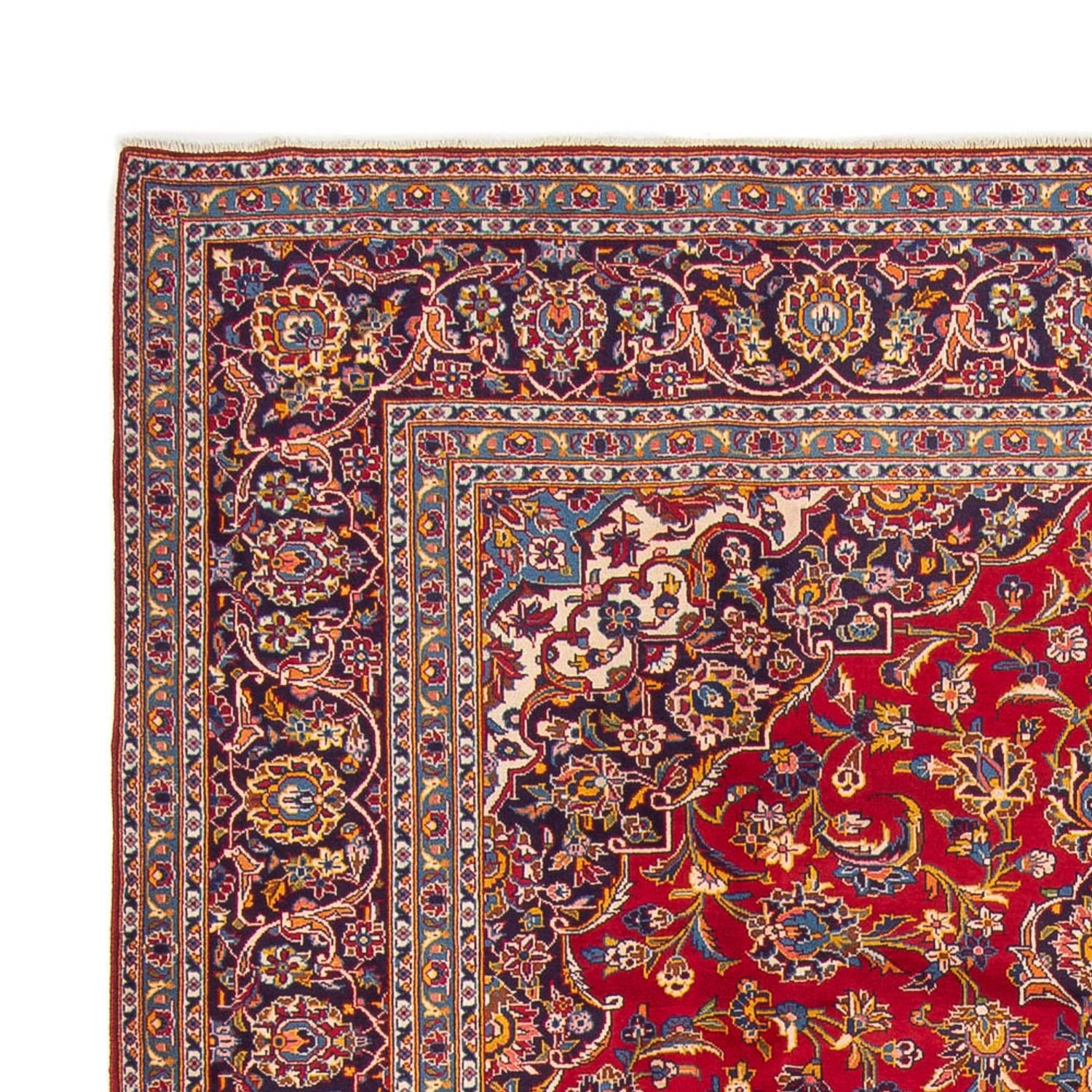 Alfombra persa - Keshan - 365 x 260 cm - rojo
