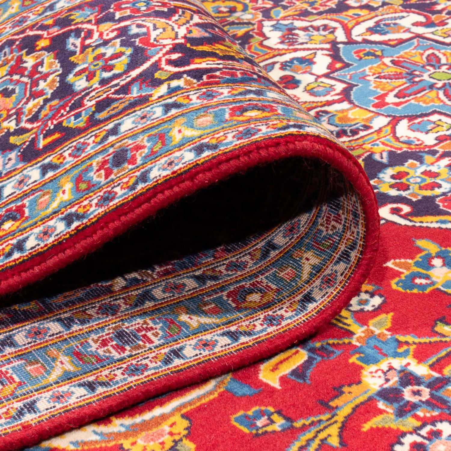Alfombra persa - Keshan - 365 x 260 cm - rojo