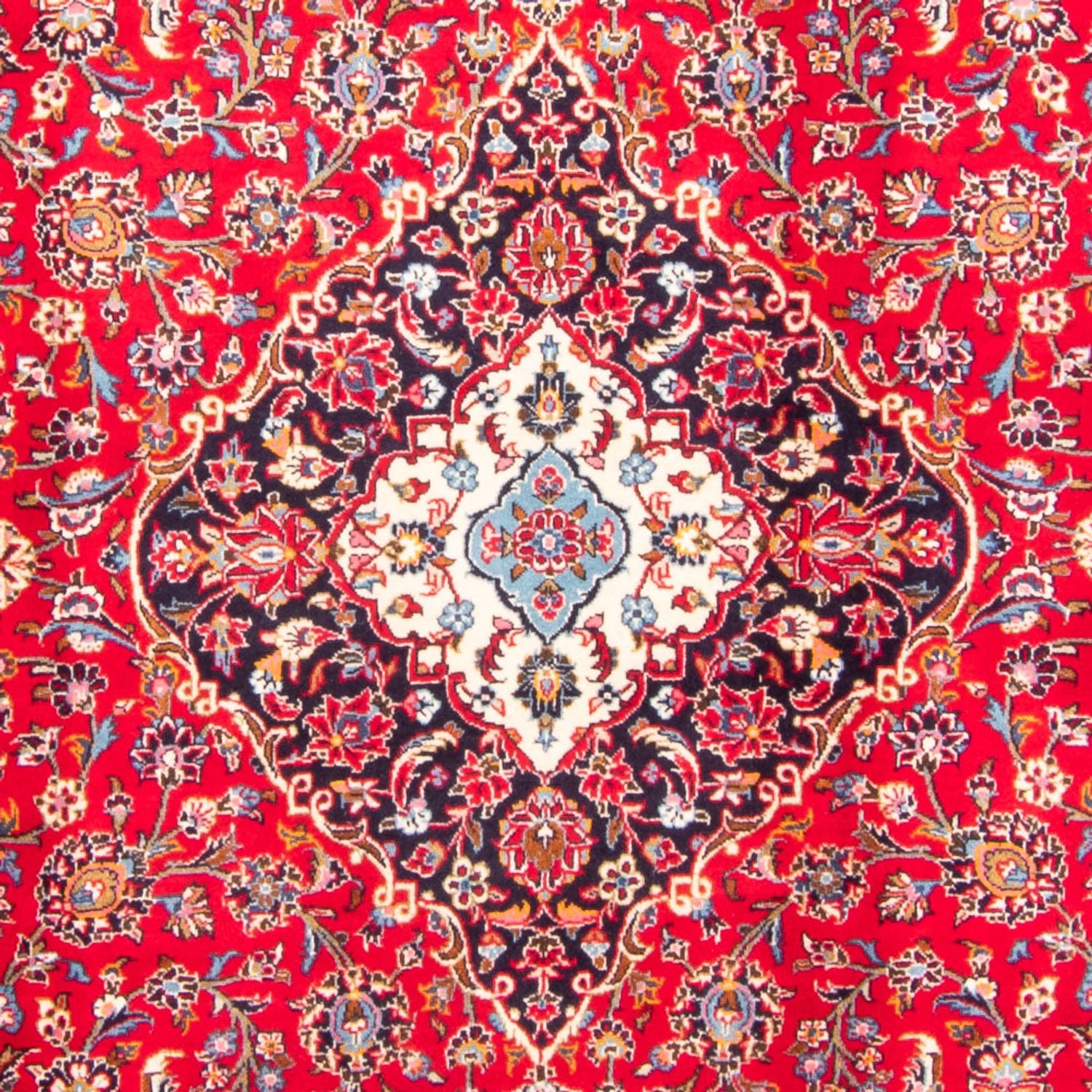 Alfombra persa - Keshan - 370 x 258 cm - rojo