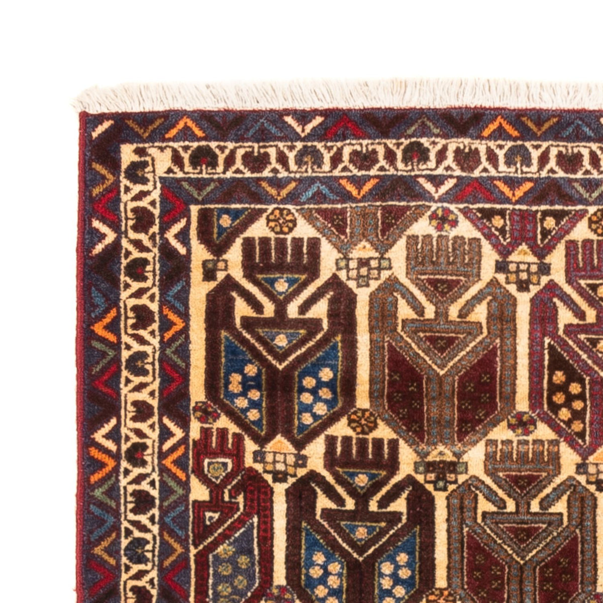 Alfombra persa - Nómada - 165 x 75 cm - multicolor