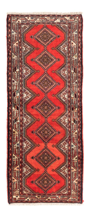 Alfombra de pasillo Alfombra persa - Nómada - 185 x 75 cm - rojo