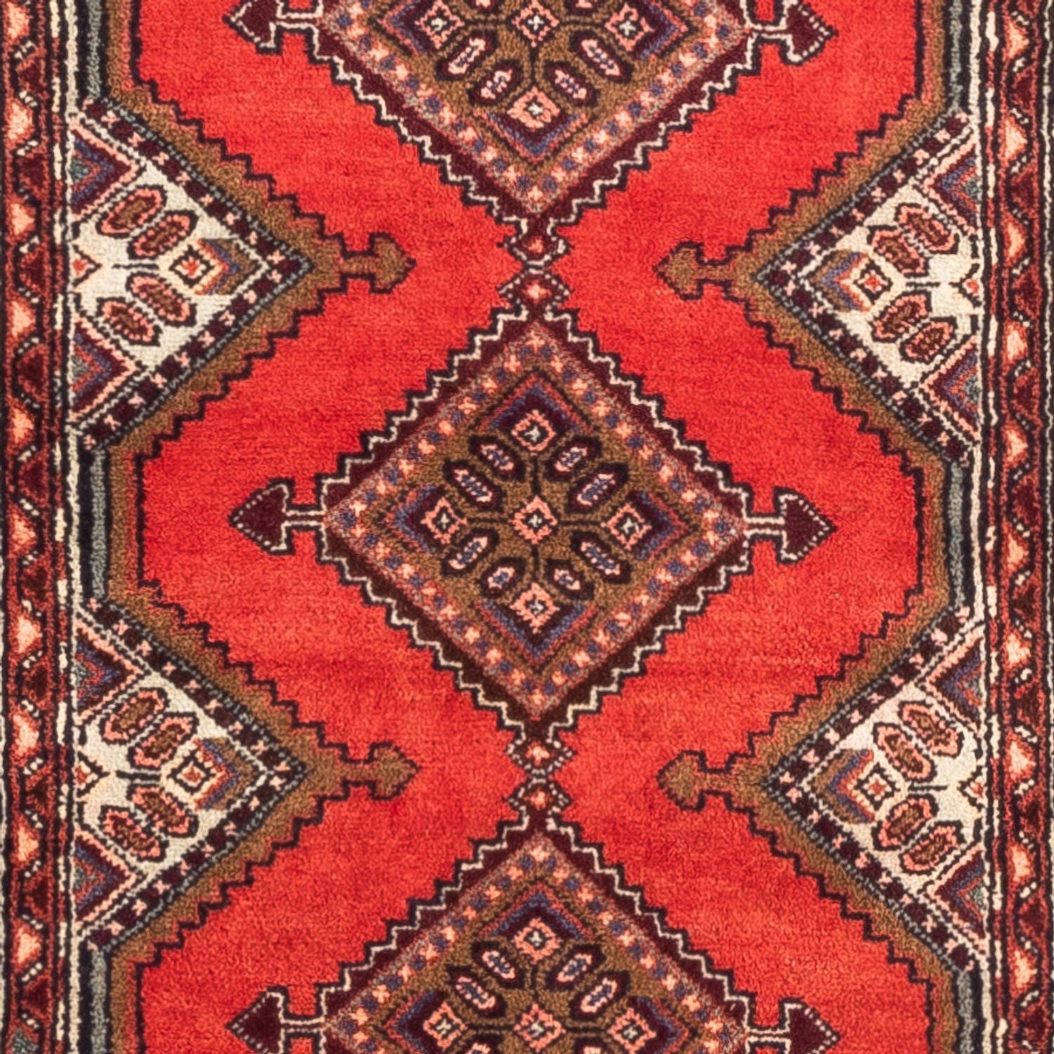 Alfombra de pasillo Alfombra persa - Nómada - 185 x 75 cm - rojo