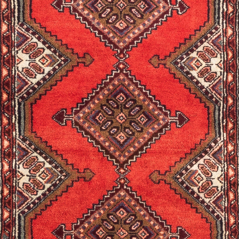 Alfombra de pasillo Alfombra persa - Nómada - 185 x 75 cm - rojo