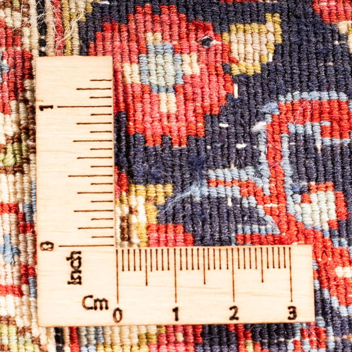 Alfombra de pasillo Alfombra persa - Ghom - 217 x 63 cm - azul oscuro