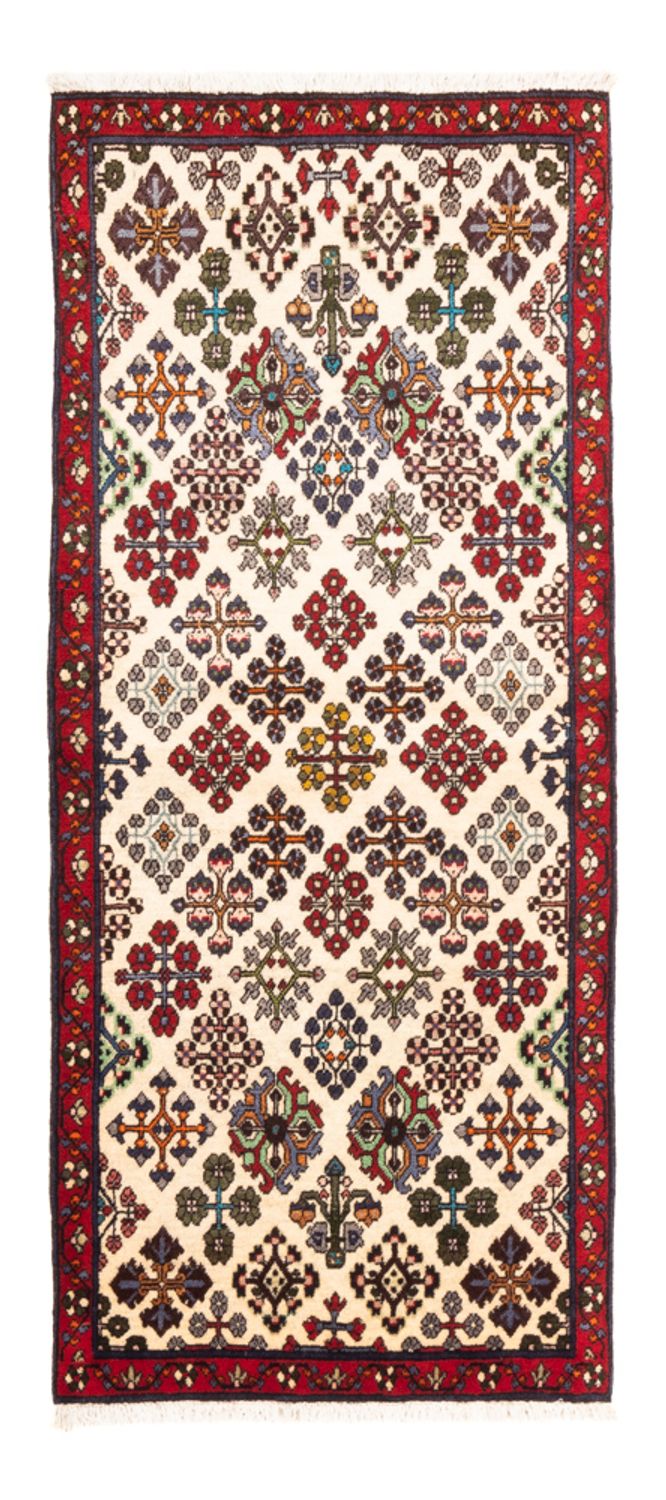 Alfombra de pasillo Alfombra persa - Nómada - 155 x 68 cm - crema