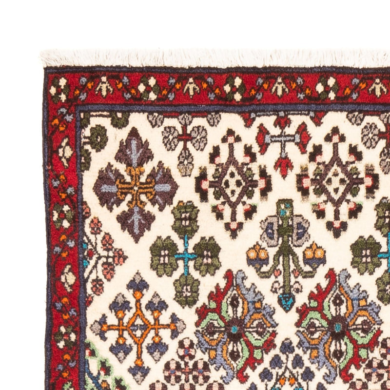 Alfombra de pasillo Alfombra persa - Nómada - 155 x 68 cm - crema