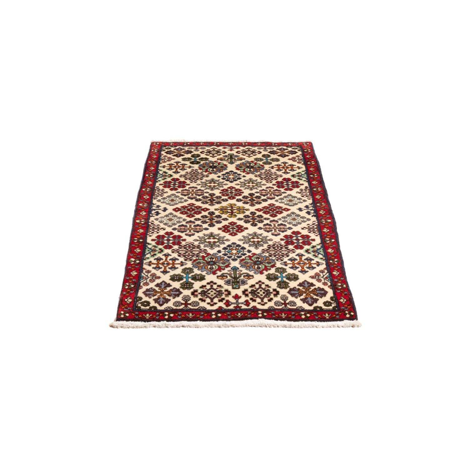 Alfombra de pasillo Alfombra persa - Nómada - 155 x 68 cm - crema