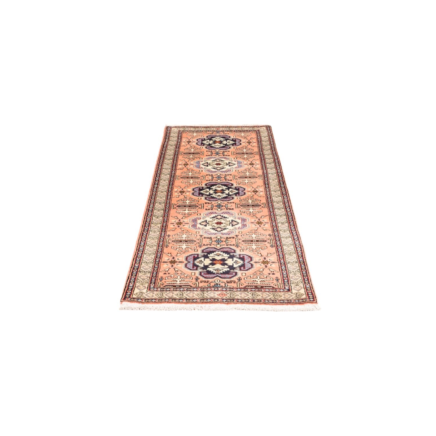 Alfombra de pasillo Alfombra persa - Nómada - 185 x 64 cm - salmón