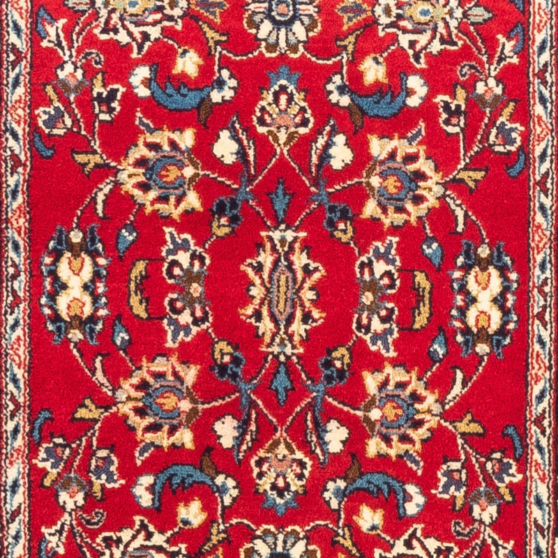 Alfombra de pasillo Alfombra persa - Keshan - 190 x 67 cm - rojo