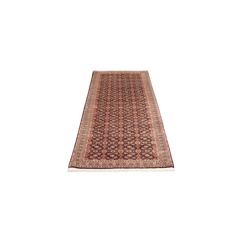 Alfombra de pasillo Alfombra Persa - Tabriz - Real - 198 x 67 cm - azul oscuro