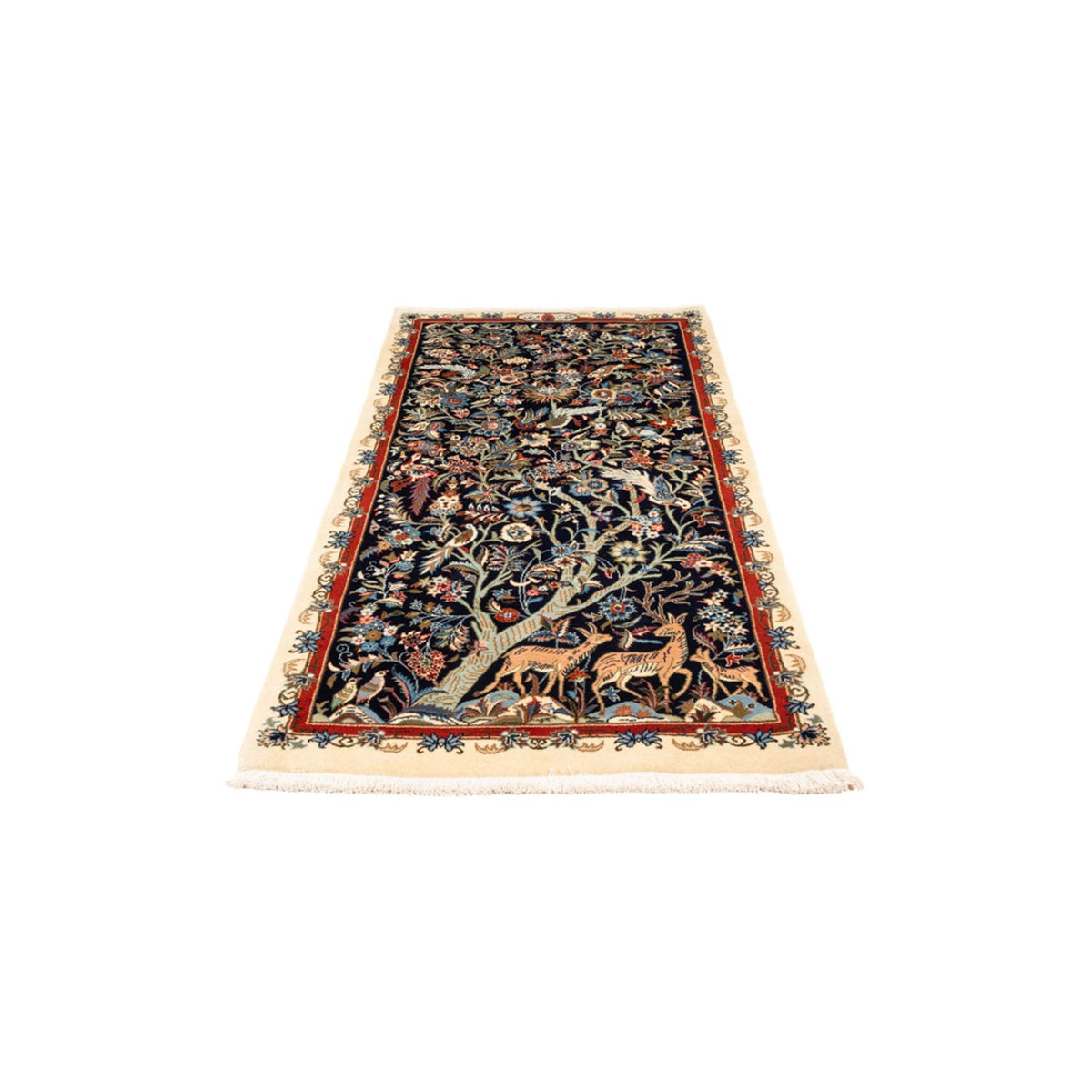 Alfombra de pasillo Alfombra persa - Clásica - 188 x 90 cm - azul oscuro