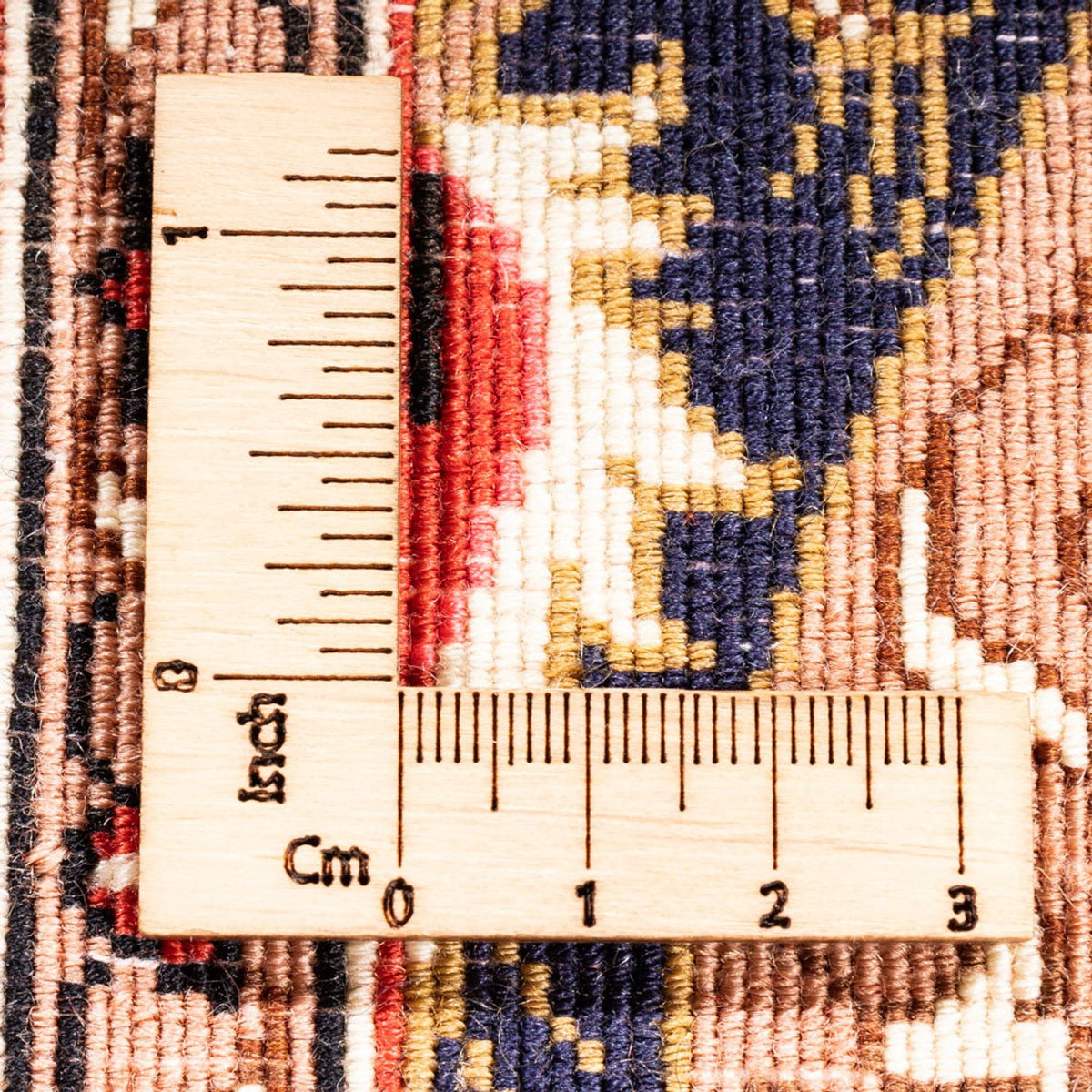 Alfombra de pasillo Alfombra persa - Ghom - 160 x 53 cm - azul oscuro