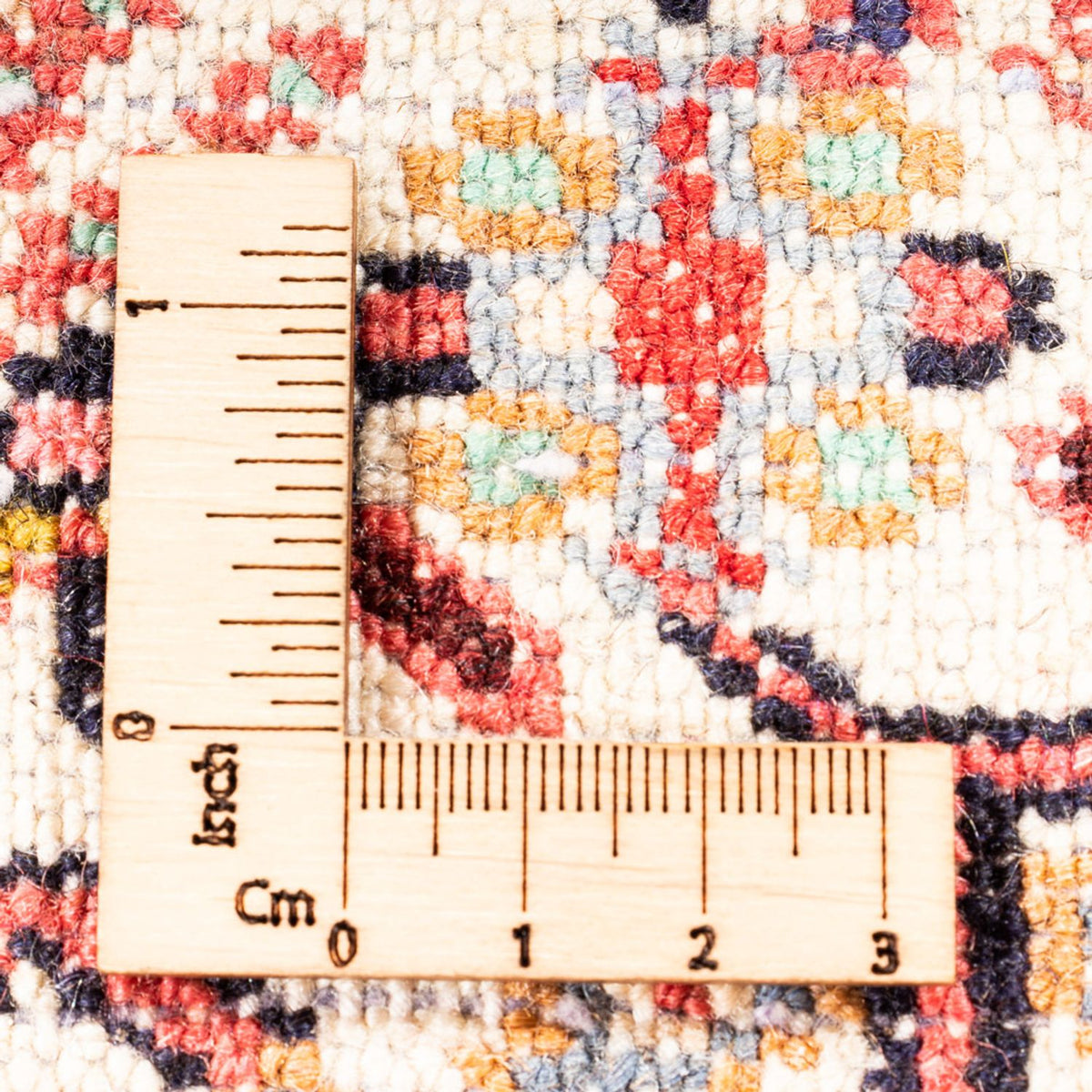 Alfombra de pasillo Alfombra persa - Nómada - 202 x 87 cm - crema