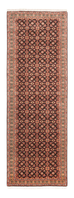 Alfombra de pasillo Alfombra Persa - Tabriz - Real - 200 x 68 cm - azul oscuro