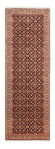 Alfombra de pasillo Alfombra Persa - Tabriz - Real - 200 x 68 cm - azul oscuro