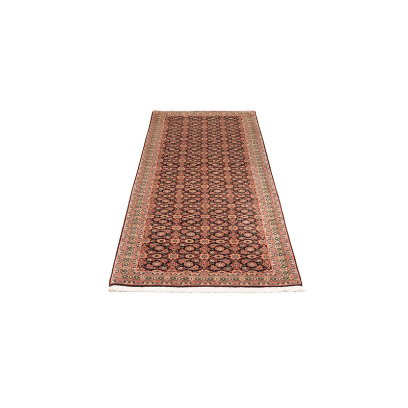 Alfombra de pasillo Alfombra Persa - Tabriz - Real - 200 x 68 cm - azul oscuro