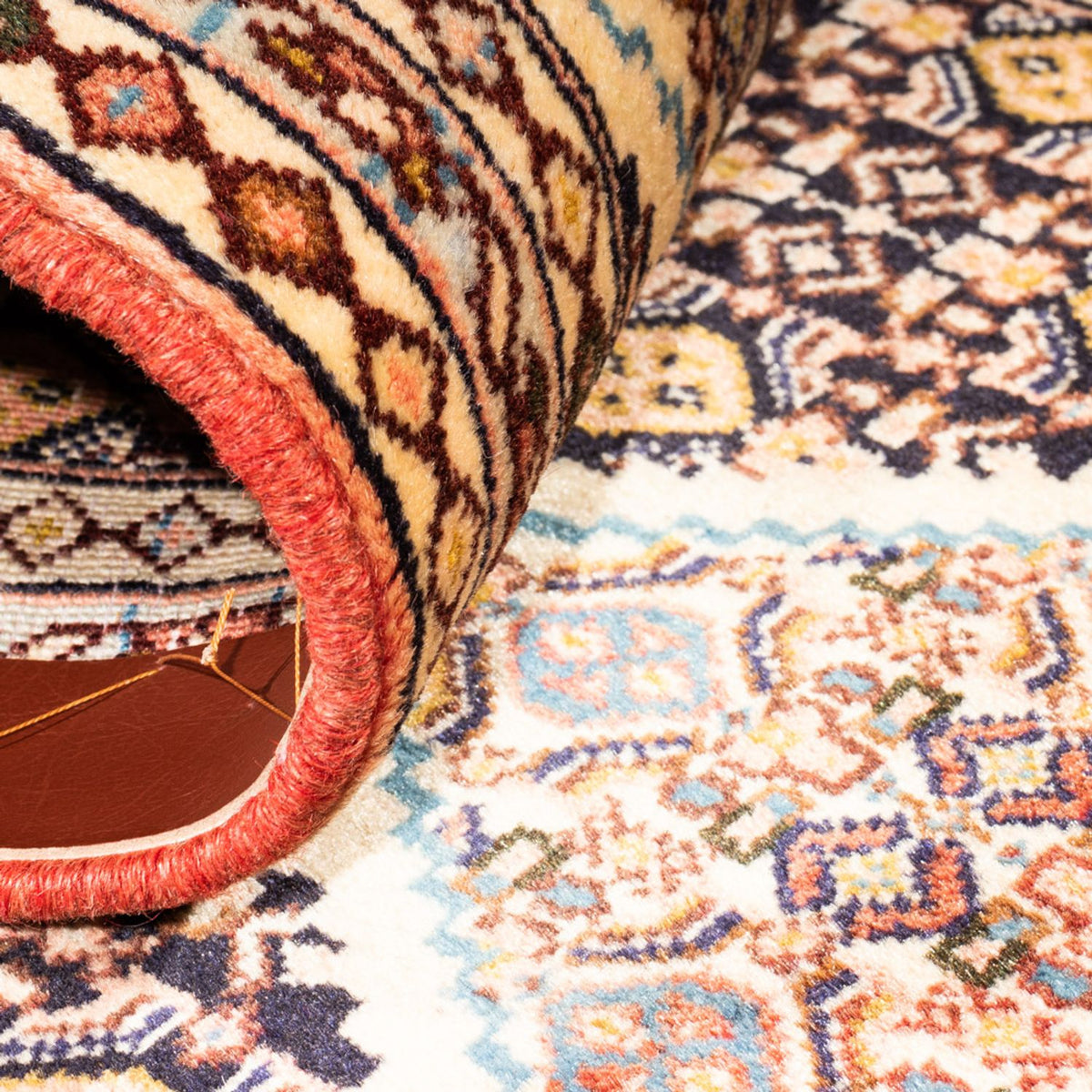 Alfombra de pasillo Alfombra persa - Clásica - 213 x 60 cm - beige oscuro