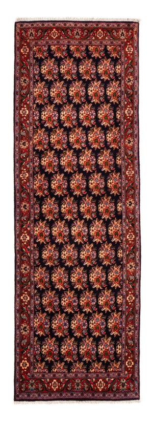 Alfombra de pasillo Alfombra persa - Bidjar - 204 x 73 cm - azul oscuro