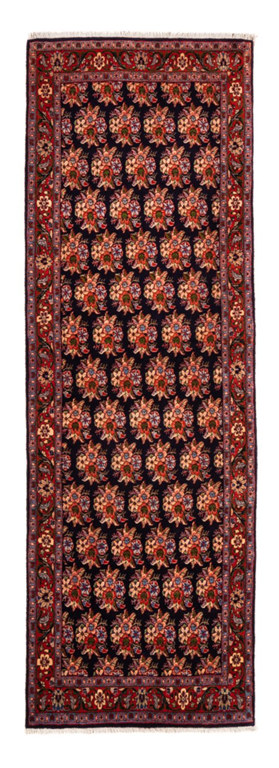 Alfombra de pasillo Alfombra persa - Bidjar - 204 x 73 cm - azul oscuro