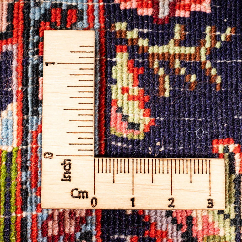Alfombra de pasillo Alfombra persa - Bidjar - 204 x 73 cm - azul oscuro