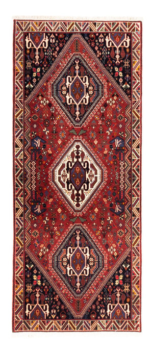 Alfombra de pasillo Alfombra persa - Nómada - 200 x 84 cm - rojo
