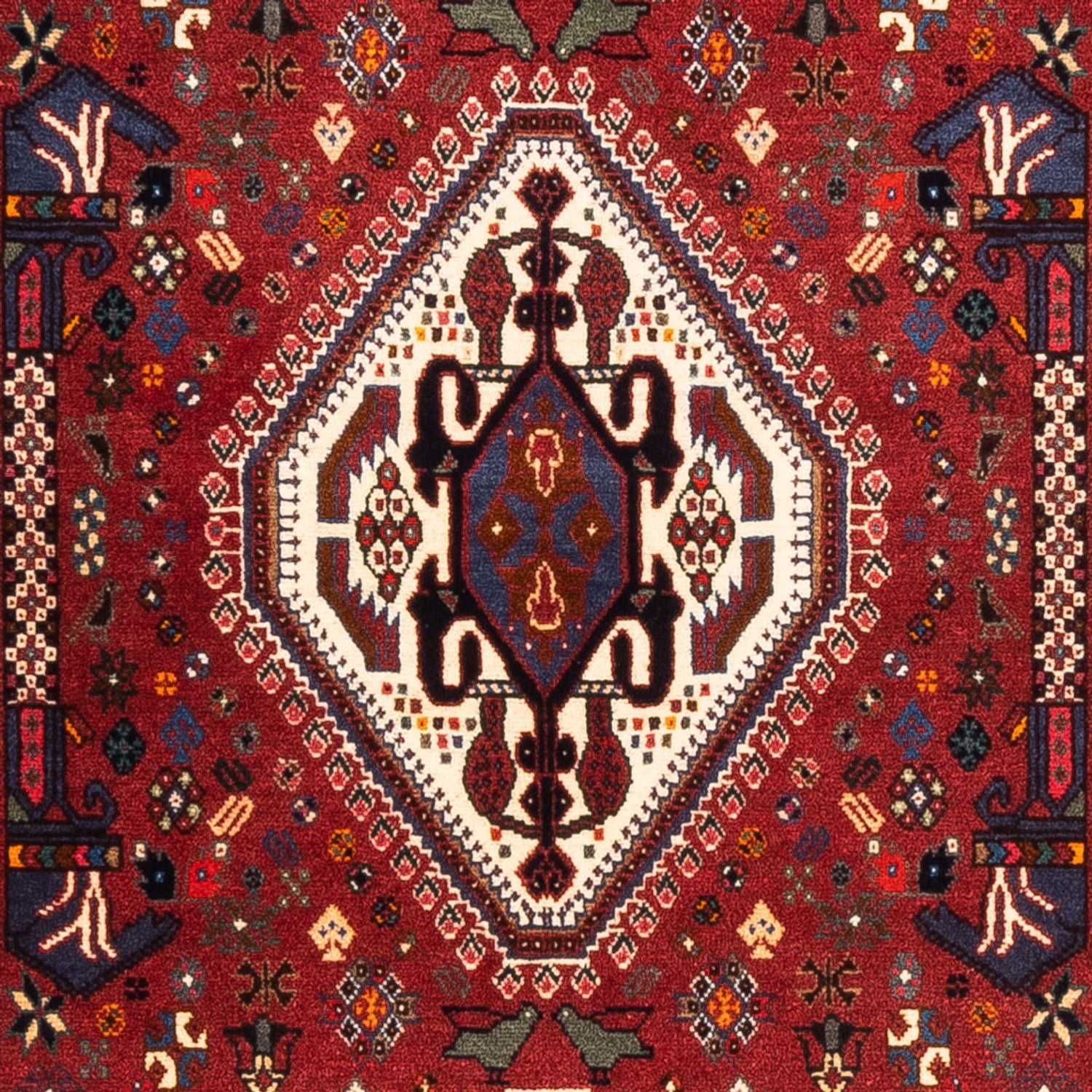 Alfombra de pasillo Alfombra persa - Nómada - 200 x 84 cm - rojo