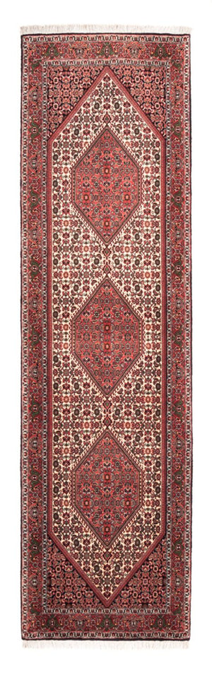 Alfombra de pasillo Alfombra persa - Bidjar - 225 x 80 cm - crema