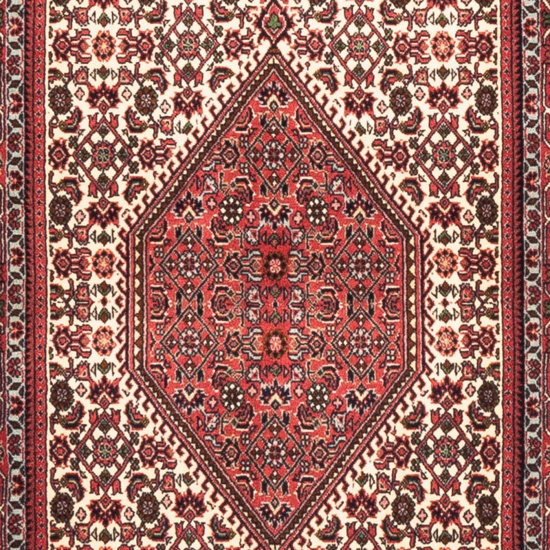 Alfombra de pasillo Alfombra persa - Bidjar - 225 x 80 cm - crema