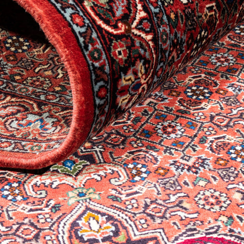 Alfombra de pasillo Alfombra persa - Bidjar - 226 x 75 cm - rojo