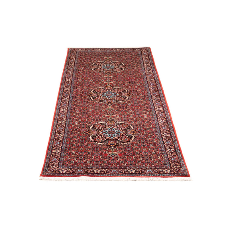 Alfombra de pasillo Alfombra persa - Bidjar - 226 x 75 cm - rojo