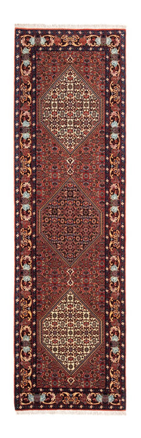 Alfombra de pasillo Alfombra persa - Bidjar - 214 x 62 cm - rojo