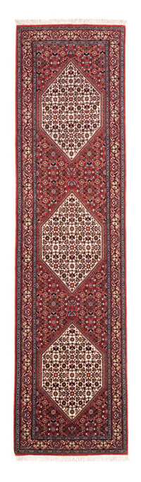 Alfombra de pasillo Alfombra persa - Bidjar - 228 x 61 cm - rojo