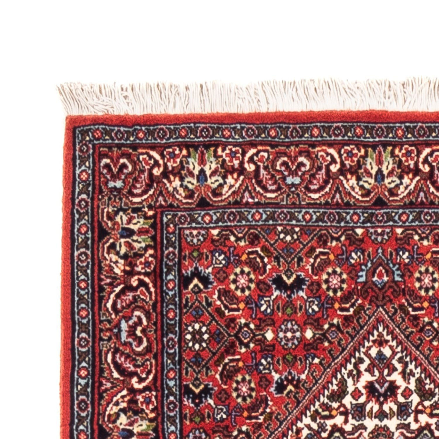 Alfombra de pasillo Alfombra persa - Bidjar - 228 x 61 cm - rojo