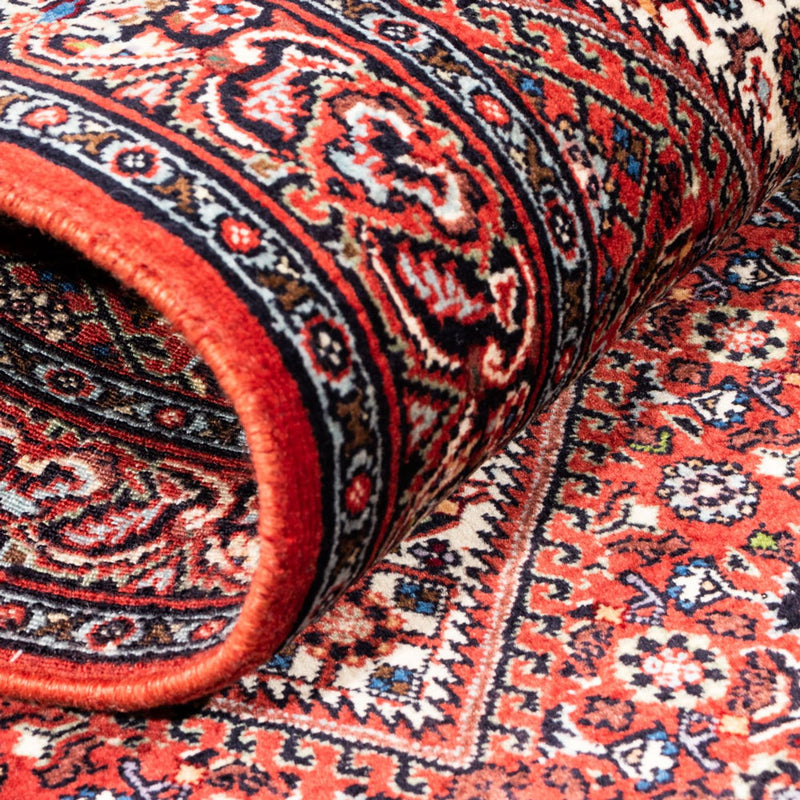 Alfombra de pasillo Alfombra persa - Bidjar - 228 x 61 cm - rojo