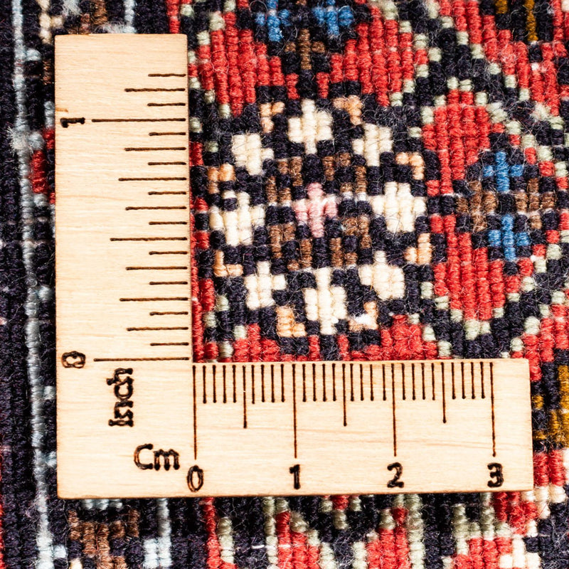 Alfombra de pasillo Alfombra persa - Bidjar - 228 x 61 cm - rojo