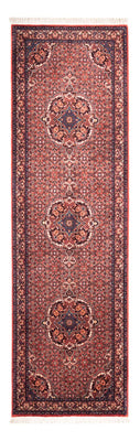 Alfombra de pasillo Alfombra persa - Bidjar - 238 x 73 cm - rojo