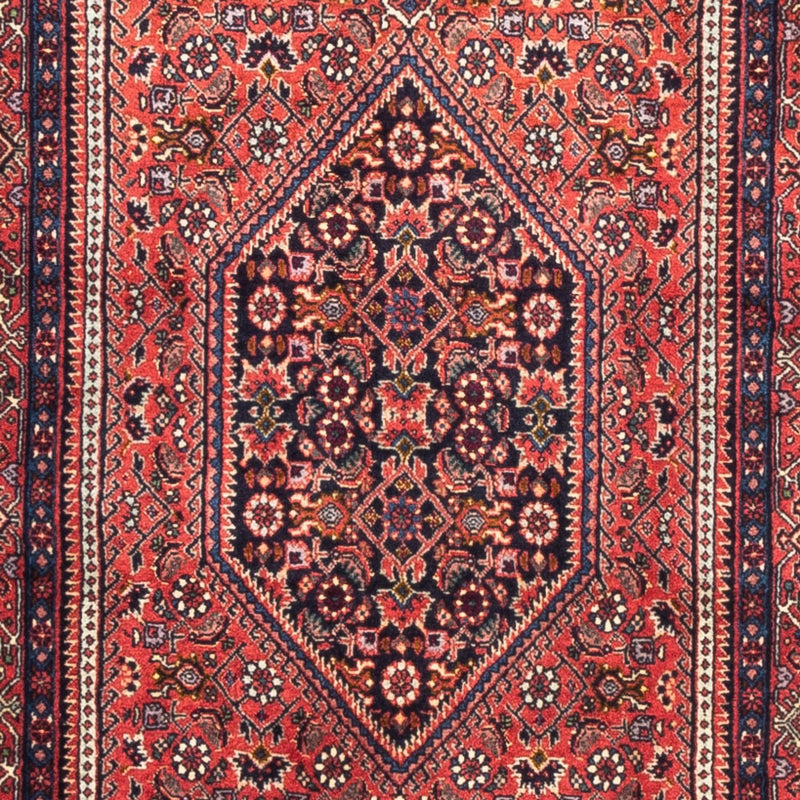 Alfombra de pasillo Alfombra persa - Bidjar - 226 x 77 cm - rojo