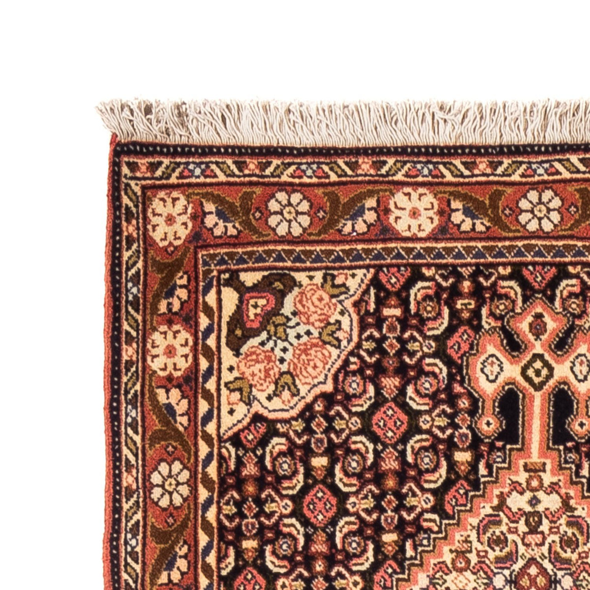 Alfombra de pasillo Alfombra persa - Clásica - 227 x 70 cm - beige oscuro