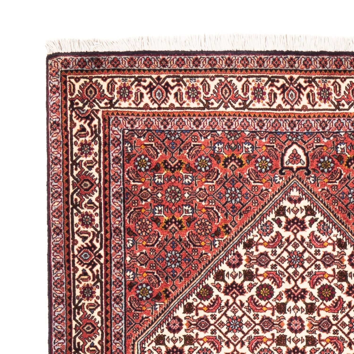 Alfombra de pasillo Alfombra persa - Bidjar - 205 x 81 cm - rojo