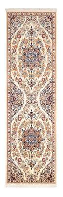 Alfombra de pasillo Alfombra Persa - Nain - Real - 212 x 60 cm - crema