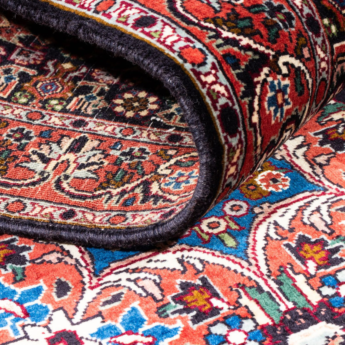 Alfombra de pasillo Alfombra persa - Bidjar - 200 x 76 cm - azul oscuro