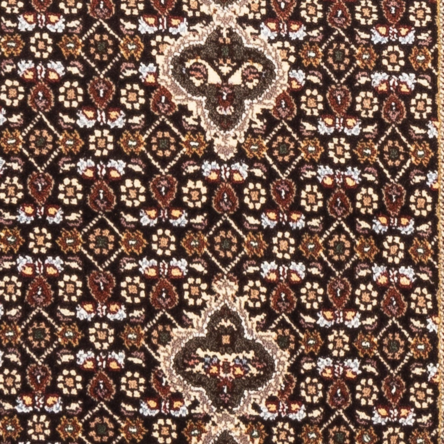 Alfombra de pasillo Alfombra Persa - Tabriz - Real - 196 x 75 cm - azul oscuro
