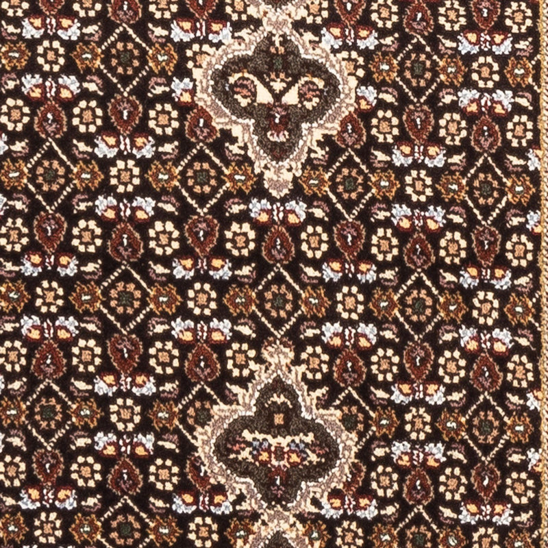 Alfombra de pasillo Alfombra Persa - Tabriz - Real - 196 x 75 cm - azul oscuro